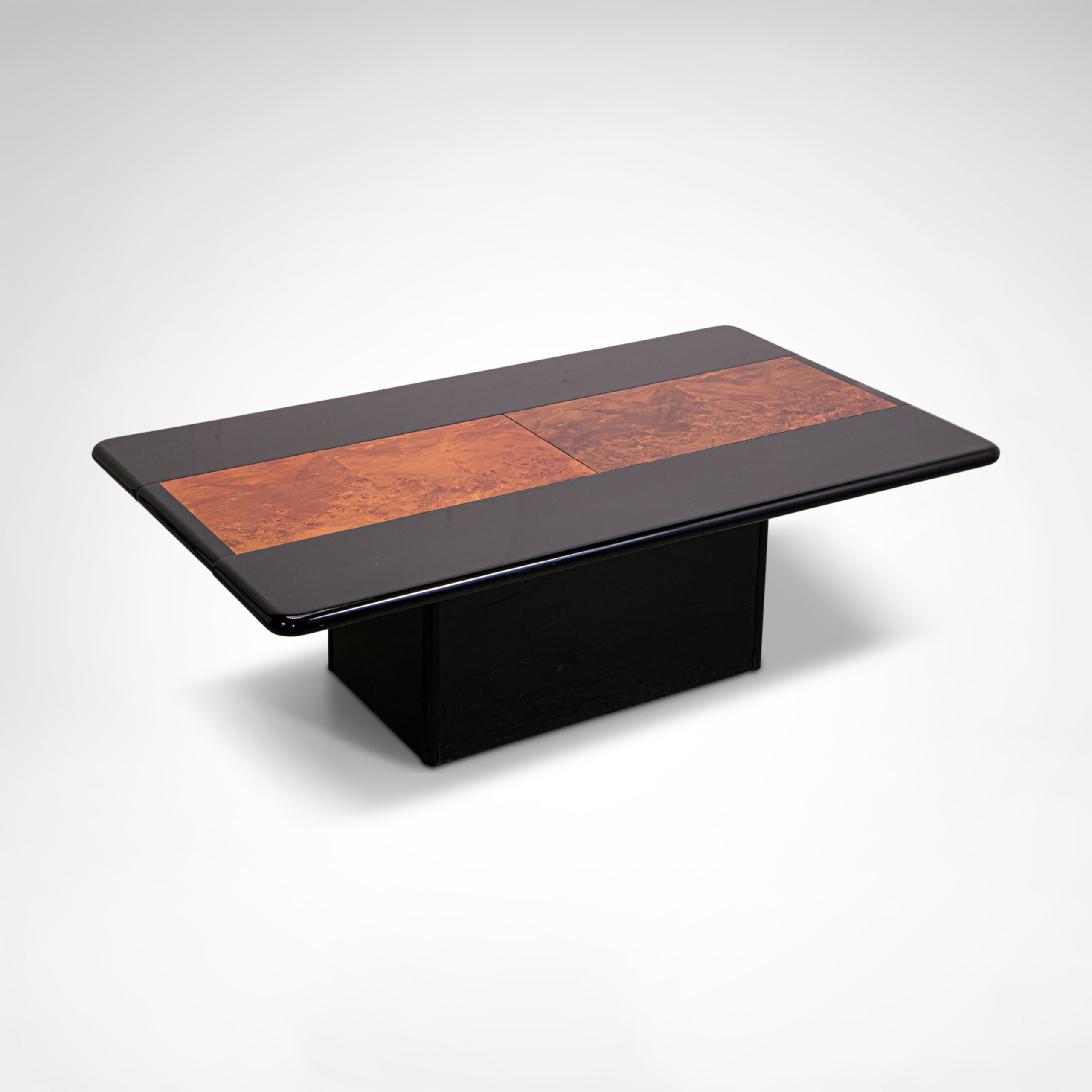 High-gloss-laquer-and-burl-veneer-hidden-bar-coffee-table-6