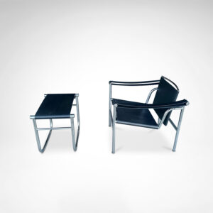 LC1 armchair by Le Corbusier et al for Cassina 1980s