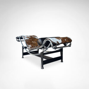 LC4 double ponyskin chaise longue by Le Corbusier for Cassina 1990s