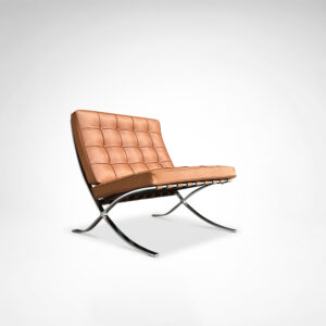 Barcelona lounge chair MR90 by Mies van der Rohe for Knoll