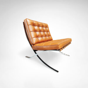 Barcelona lounge chair MR90 by Mies van der Rohe for Knoll