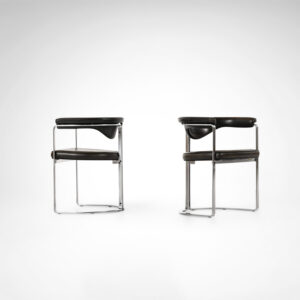 6911 armchair by Horst Bruning for Kill International 1970s, set of 2